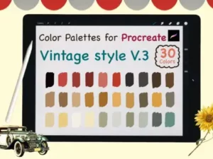 procreate color palettesvintage v3 graphics 6324380 1 1 580x387 33251