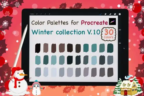 Procreate Color Palettes Winter V10