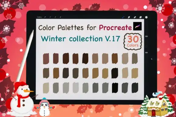 Procreate Color Palettes Winter V17