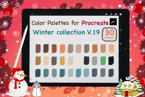Procreate Color Palettes Winter V19