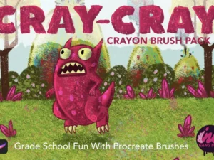 procreate cray cray brush pack (13) 34793
