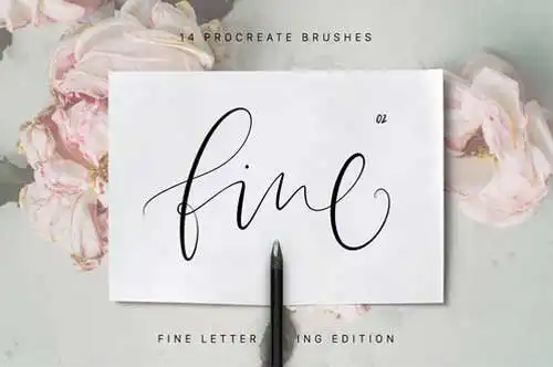 Procreate Fine Calligraphy Brushes