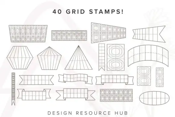 Procreate Lettering, Grid, & Texture Set 5 procreate lettering grid texture set graphics 25948102 5 580x387 33572