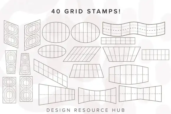 Procreate Lettering, Grid, & Texture Set 6 procreate lettering grid texture set graphics 25948102 6 580x387 33515