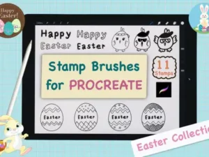procreate stamp brushes happy easter graphics 9034619 1 1 580x387 33974