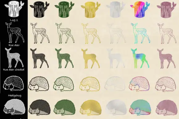 Procreate Stamps Brush Forest Animal 6 procreate stamps brush forest animal graphics 9397032 6 580x386 25529