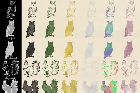 Procreate Stamps Brush Forest Animal 5 procreate stamps brush forest animal graphics 9397032 7 580x387 25575