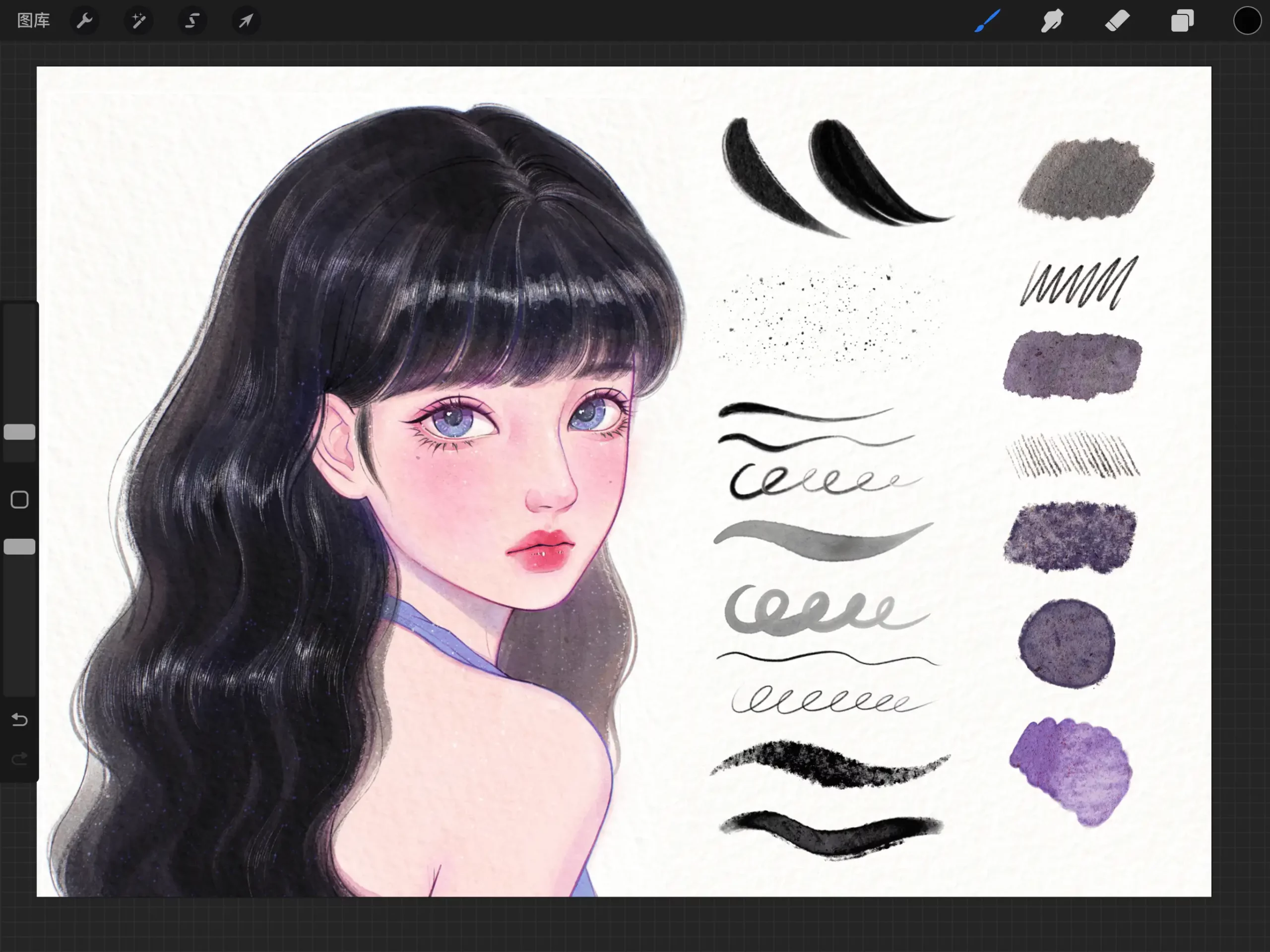Procreate Texture Brushes by BigPear Liu: Advanced 4 procreate texture brushes by bigpear liu (2) 20372
