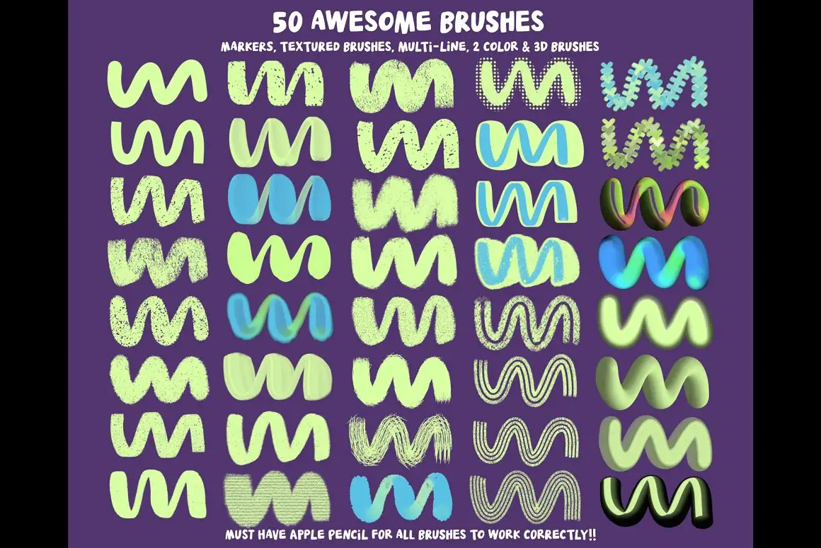 Procreate Zine Kit with 350 Brushes! 10 procreate zine kit with 350 brushes! (2) 16142