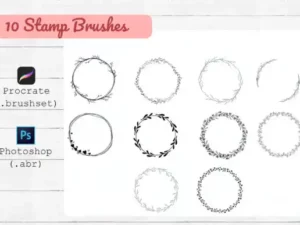 procreate and photoshop stamp brushes 9226748 32828
