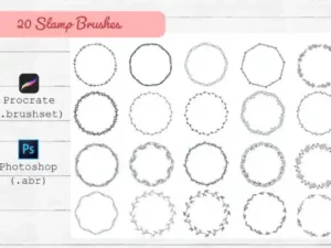 procreate and photoshop stamp brushes 9226825 33000