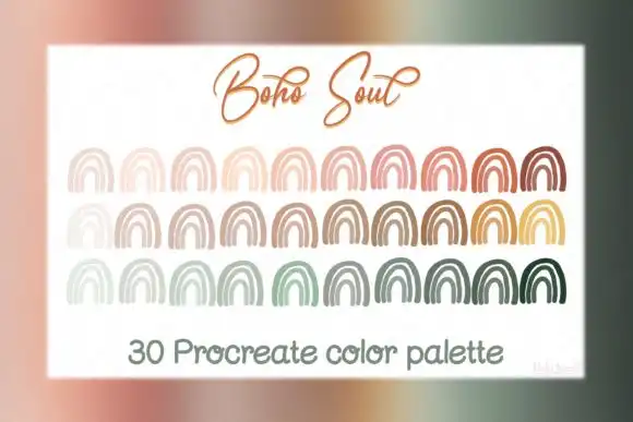 Procreate Color Palette Boho Soul