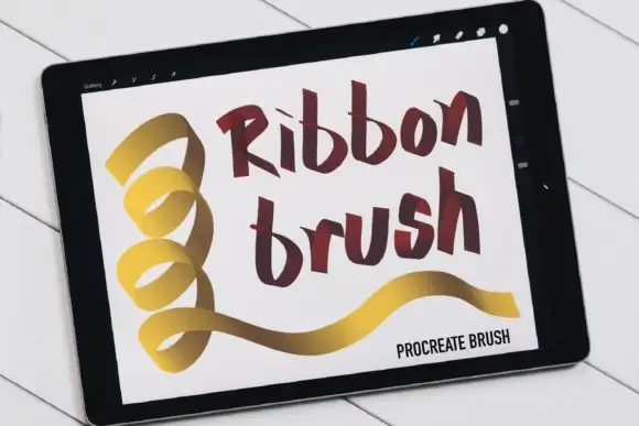 Ribbon Brushes for Procreate