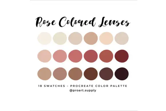 Rose Colored Lenses Procreate Color