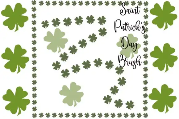 Saint Patrick’s Day Clover Brush