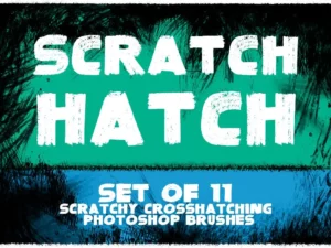 scratch hatch photoshop brushes 34935