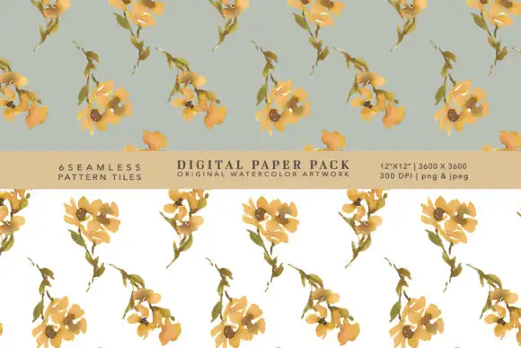 Seamless Patterns Collection Scrapbook 6 seamless patterns collection scrapbook 3 27037