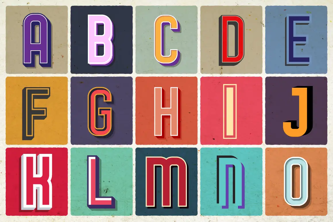 Sign Pro - Retro Vector Text Effects 12 sign pro retro vector text effects04 19035