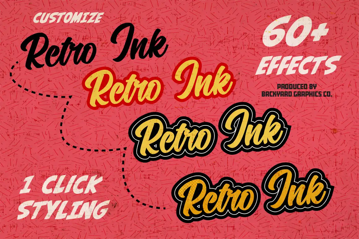 Sign Pro - Retro Vector Text Effects 8 sign pro retro vector text effects09 20041