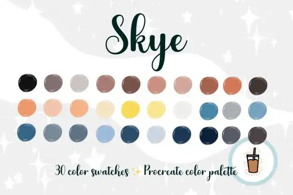 Skye Procreate Palette