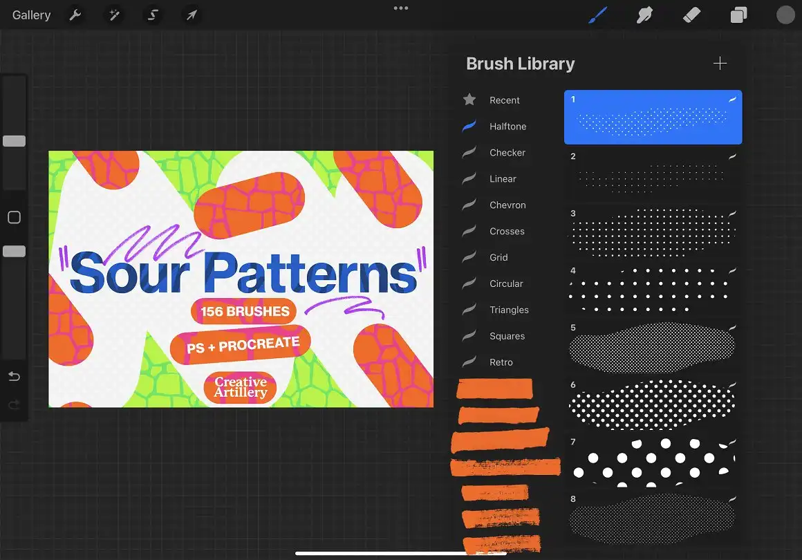 Sour Patterns Brush 5 sour patterns brush (10) 32777