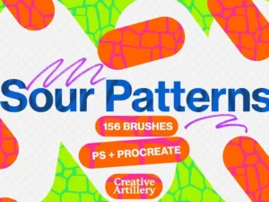 sour patterns brush (11) 32725
