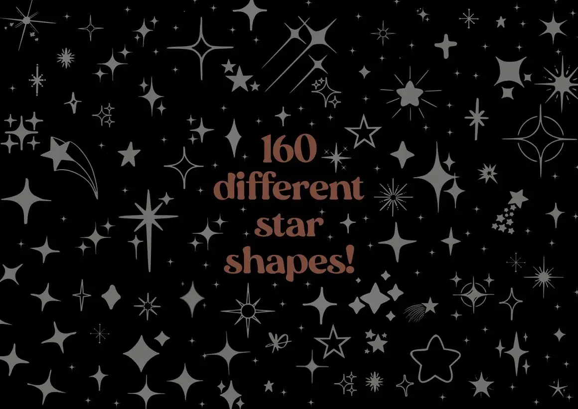 Star & Sparkles Procreate Stamps 3 star & sparkles procreate stamps (4) 25930