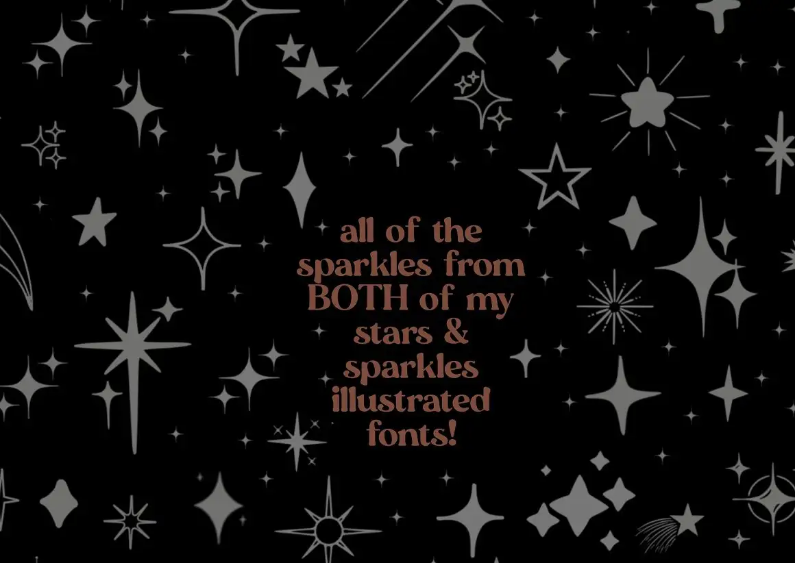 Star & Sparkles Procreate Stamps 5 star & sparkles procreate stamps (5) 25227