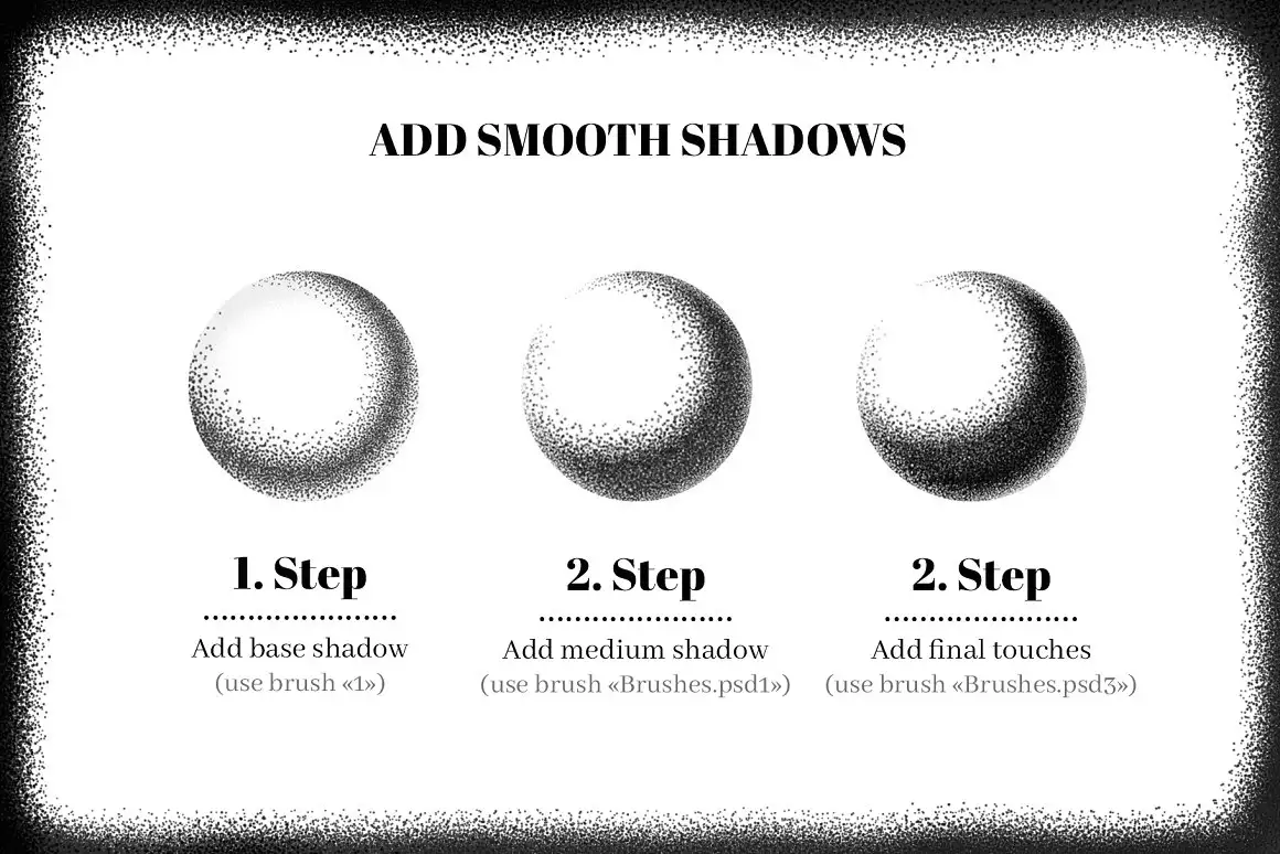 Stipple Photoshop Brushes 6 stipple photoshop brushes (4) 27071