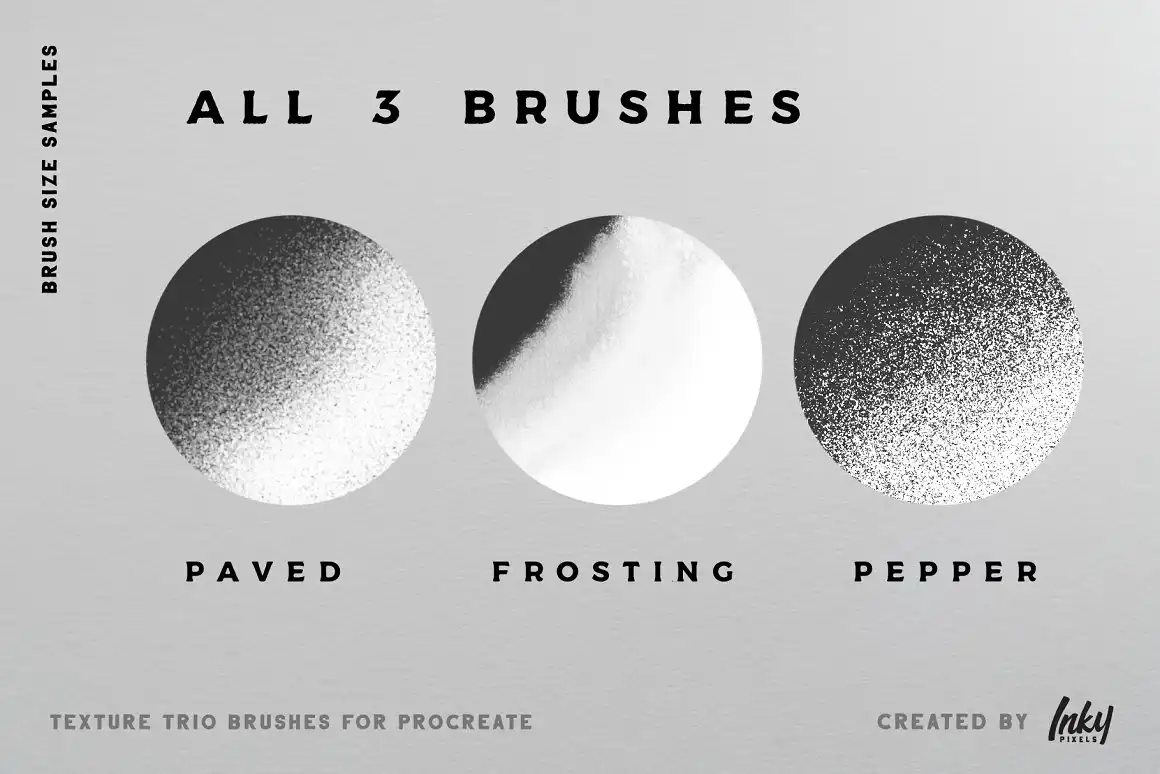Texture Brush Trio Pack for Procreate 6 texture brush trio pack for procreate (5) 33638