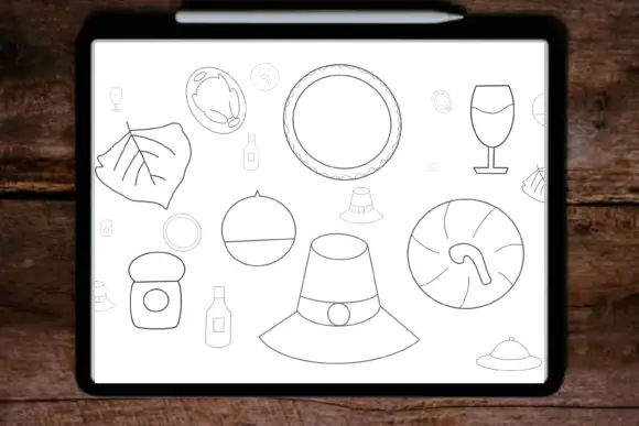 Thanksgiving Brush Stamps Color Ipad 3 thanksgiving brush stamps color ipad 2 18397