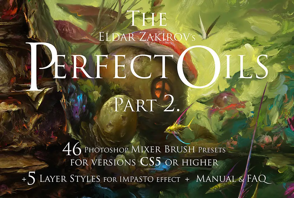 The Perfect Oils. Part 2• 46 Mixer Brushes 7 the perfect oils. part 2• 46 mixer brushes 22209