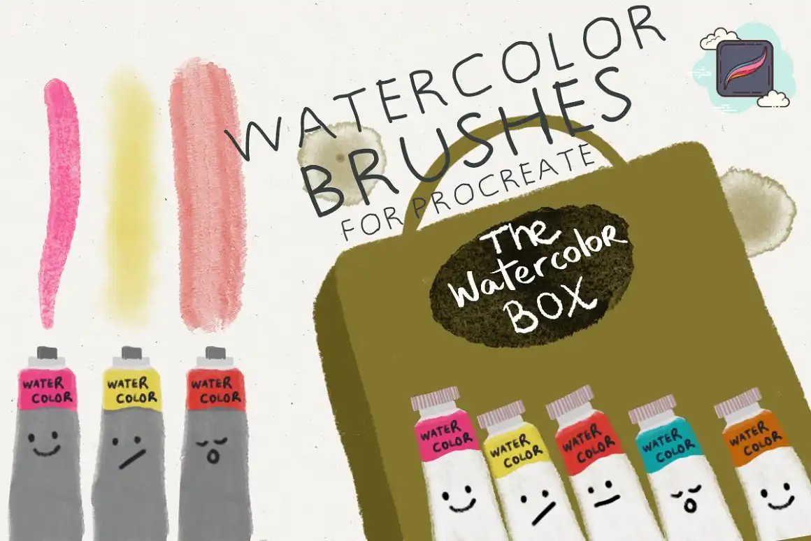 The Procreate Watercolor Box Original