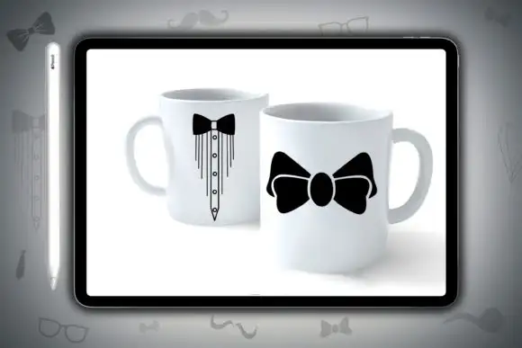 Tuxedo Shirts Bow Tie Brush Stamps 10 tuxedo shirts bow tie brush stamps graphics 12692858 4 580x387 22909