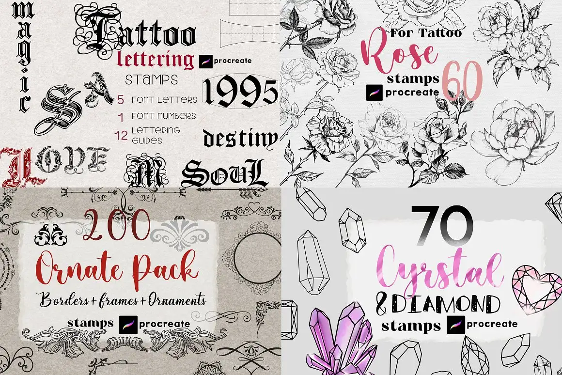 Unlimited Tattoo Full Pack Stamp Art 4 unlimited tattoo full pack stamp art (4) 16988