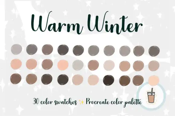 Warm Winter Procreate Palette