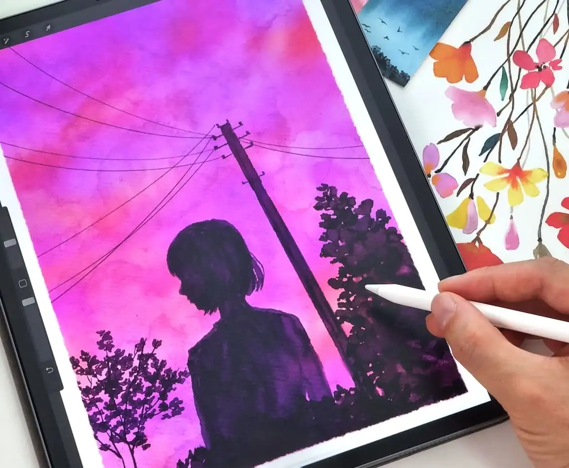 Watercolor Painting Brushes for Procreate 10 watercolor painting brushes for procreate (8) 21886