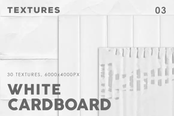 White Cardboard Textures 3