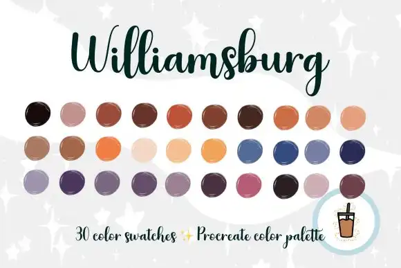 Williamsburg Procreate Palette