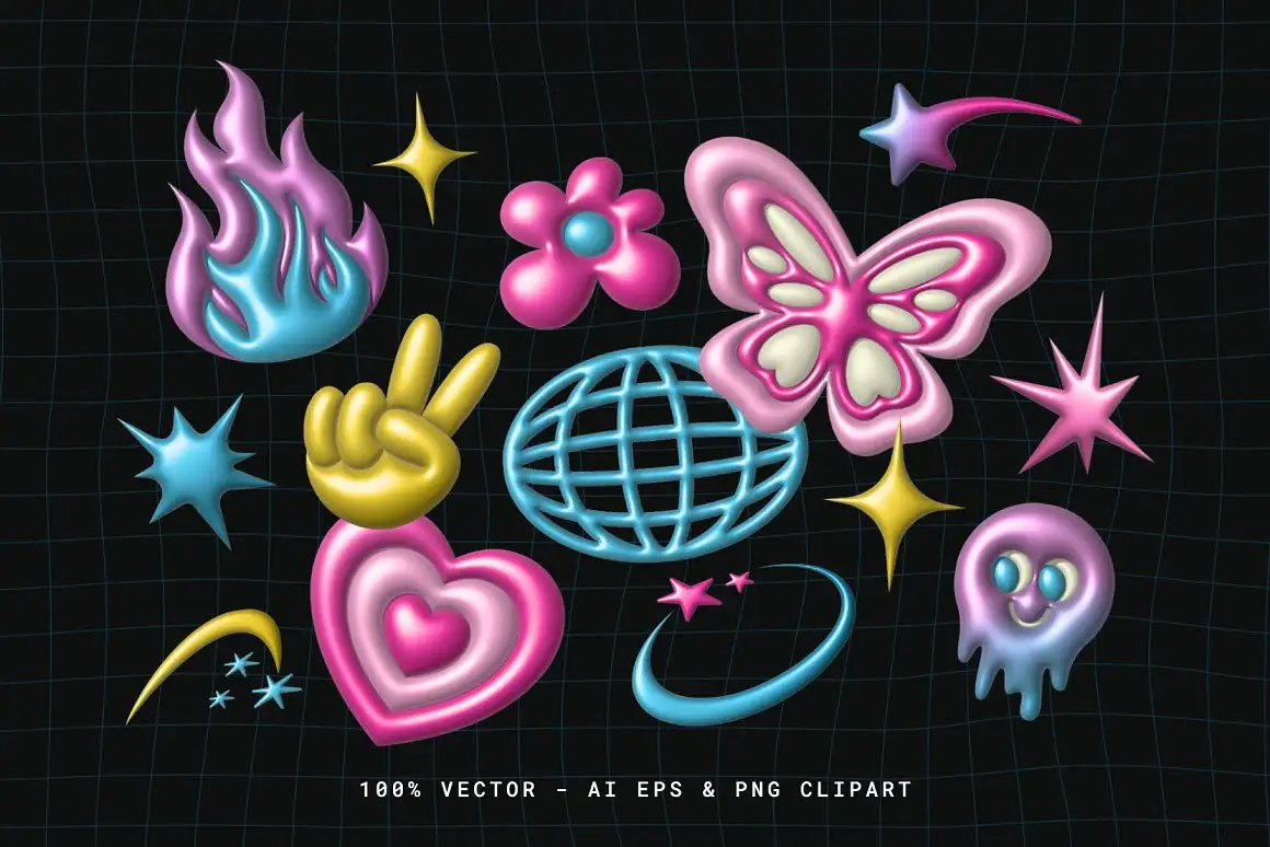Y2K Elements Set 5 y2k elements set 26286