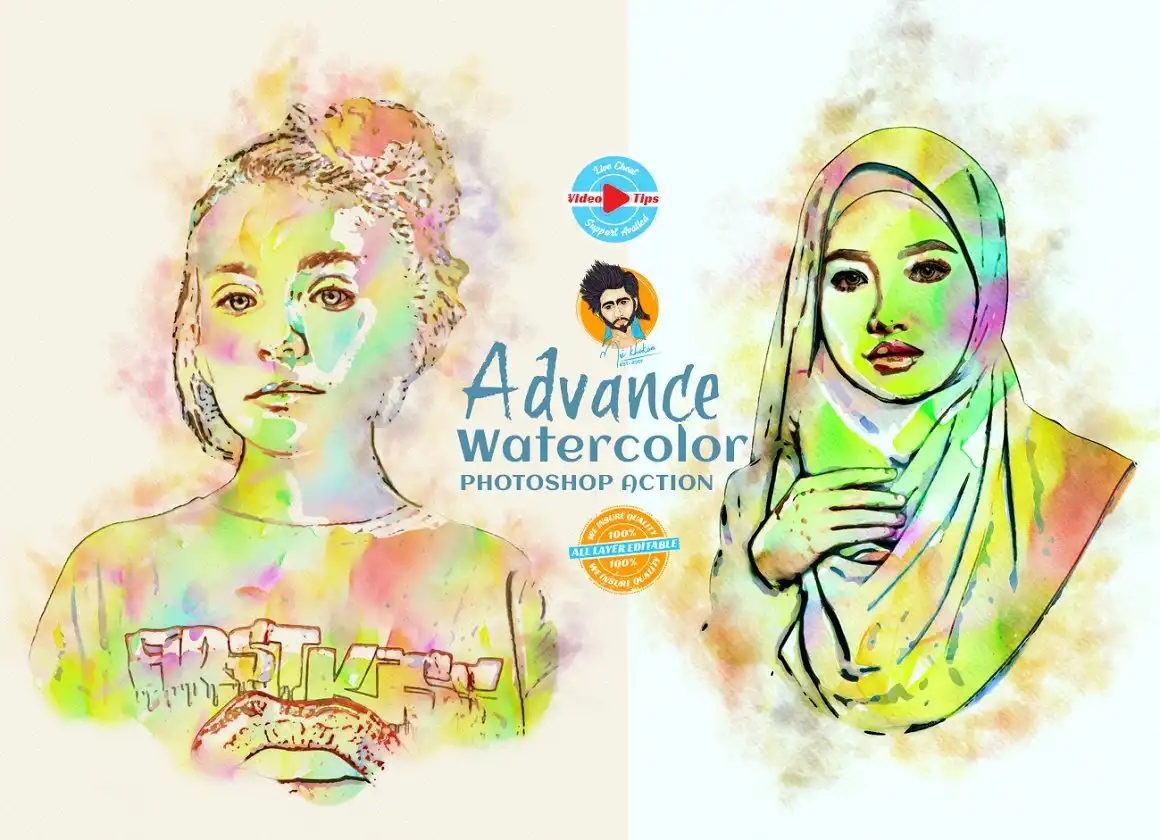 Advance Watercolor Effect
