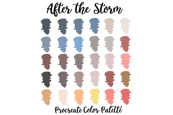 After the Storm Procreate Palette