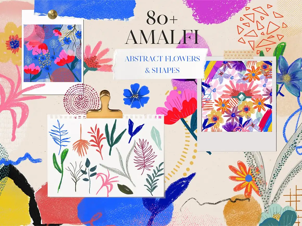 Amalfi Abstract Floral & Shapes