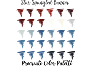american flag procreate color palette graphics 4216204 1 1 580x435 40340