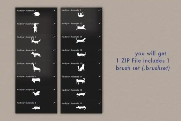 Animal Procreate Stamp, Animal Stamps 4 animal procreate stamp animal stamps graphics 11760884 5 580x387 44246