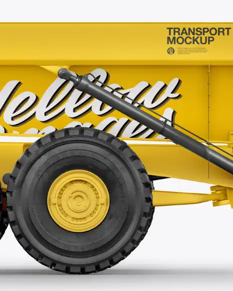 Articulated Hauler Mockup - Side View
