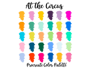 at the circus bright procreate palette graphics 4211492 1 1 580x387 39598
