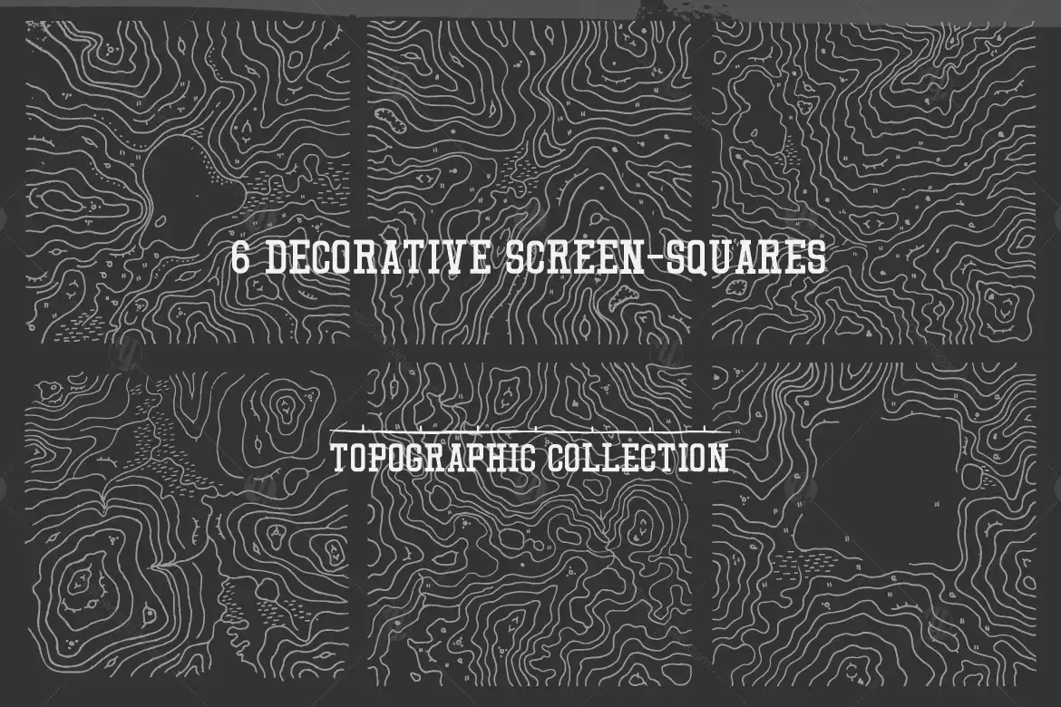 Authentic topographic illustrator collection 6 authentic topographic illustrator collection4 45080