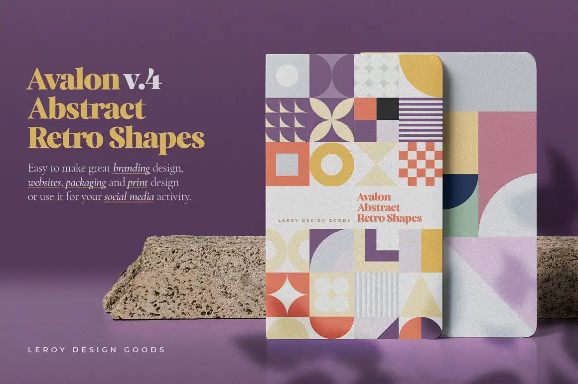 AVALON Retro Abstract Shapes ver 4 6 avalon retro abstract shapes ver 4 (1) 36819