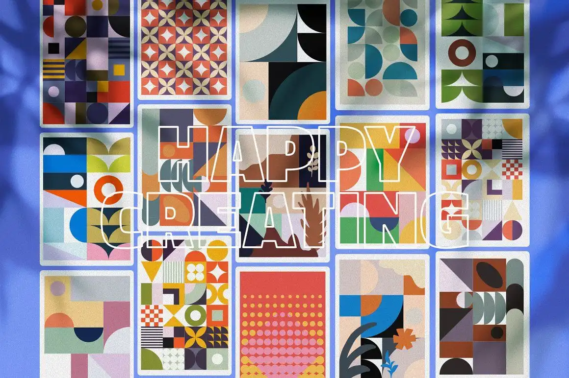 AVALON Retro Abstract Shapes ver 4 11 avalon retro abstract shapes ver 4 (9) 37173